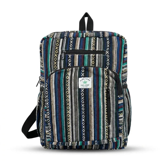 The Organiser — 4 Zipper Hemp Pithu + Waist Bag | Khojo - Hemp Bags - Khojo Store
