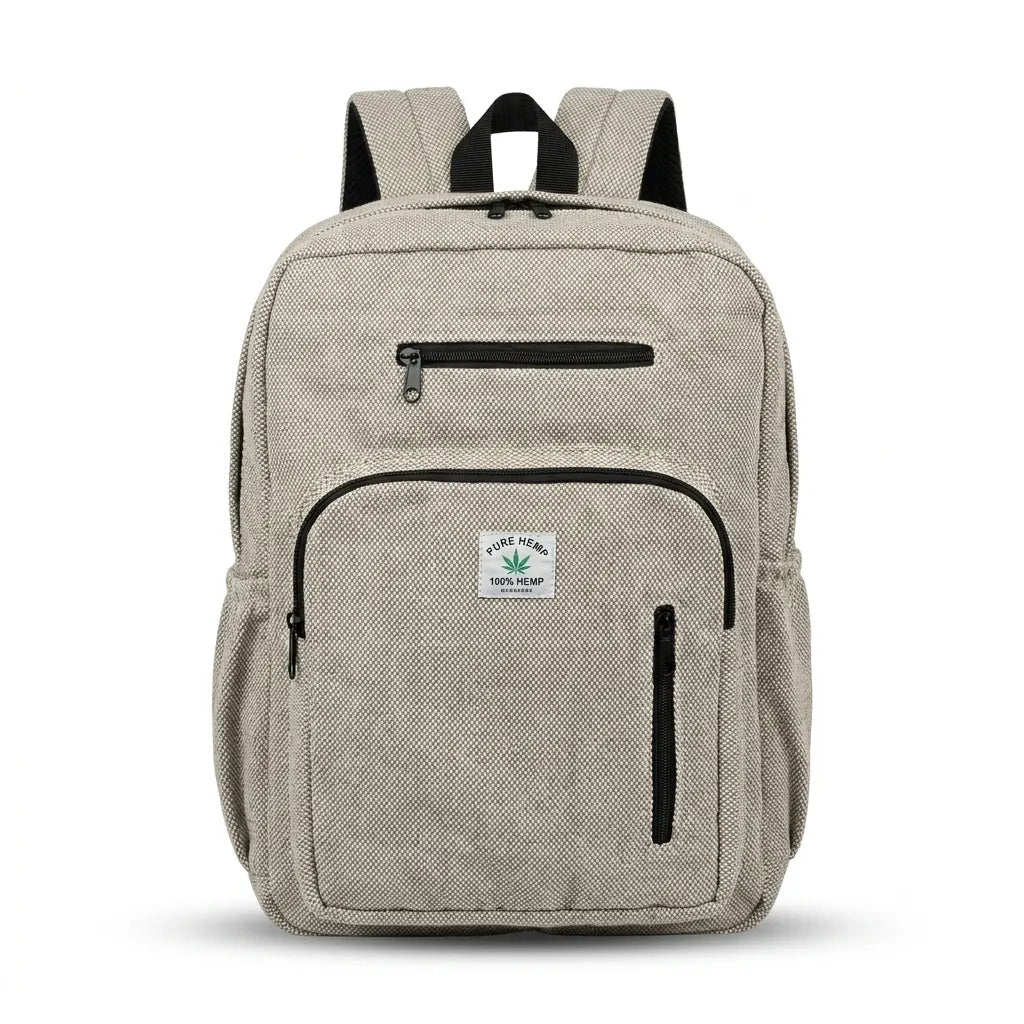 The Organiser — 4 Zipper Hemp Pithu + Waist Bag | Khojo - Hemp Bags - Khojo Store