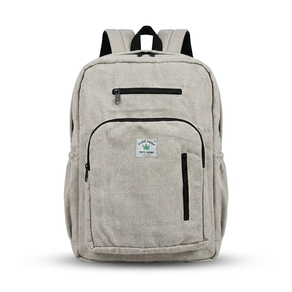 The Organiser — 4 Zipper Hemp Pithu + Waist Bag | Khojo - Hemp Bags - Khojo Store