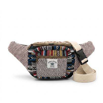 Khojo Trek Combo bags laid out, natural hemp canvas