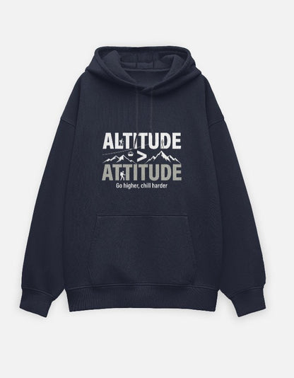 Travel Hoodie Oversized Fit | Altitude > Attitude - Travel Apparel - Khojo Store