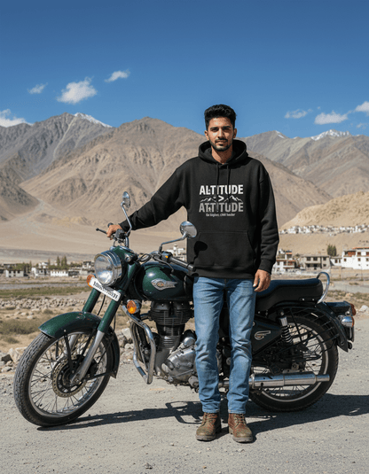 Travel Hoodie Oversized Fit | Altitude > Attitude - Travel Apparel - Khojo Store
