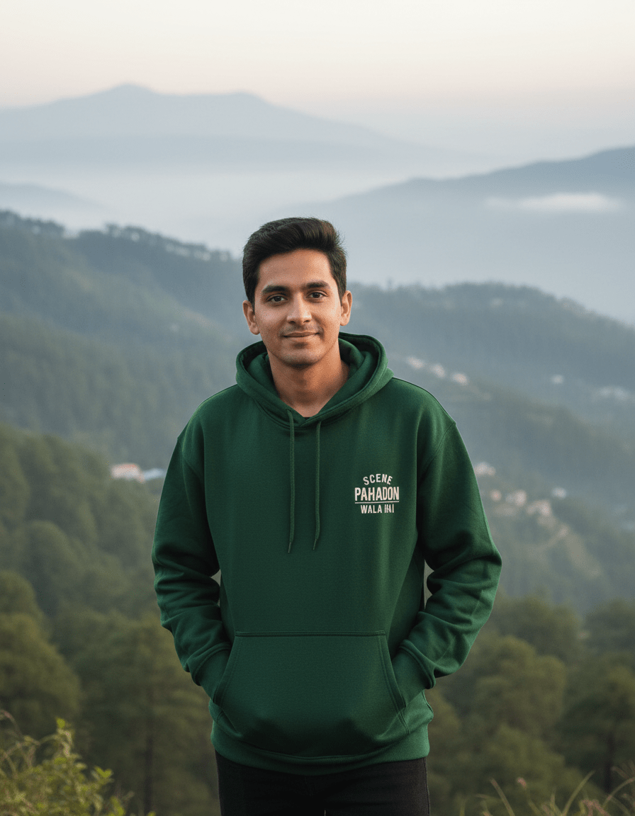 Travel Hoodie Oversized Fit | Raat Lambi Kahaniyan Aur Bhi - Travel Apparel - Khojo Store