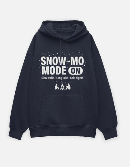 Travel Hoodie Oversized Fit | Snow Mode On - Travel Apparel - Khojo Store