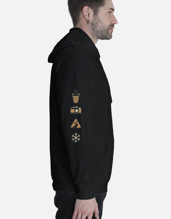 Travel Hoodie | Scene Pahaadon Wala - Travel Apparel - Khojo Store