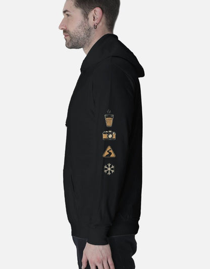 Travel Hoodie | Scene Pahaadon Wala - Travel Apparel - Khojo Store