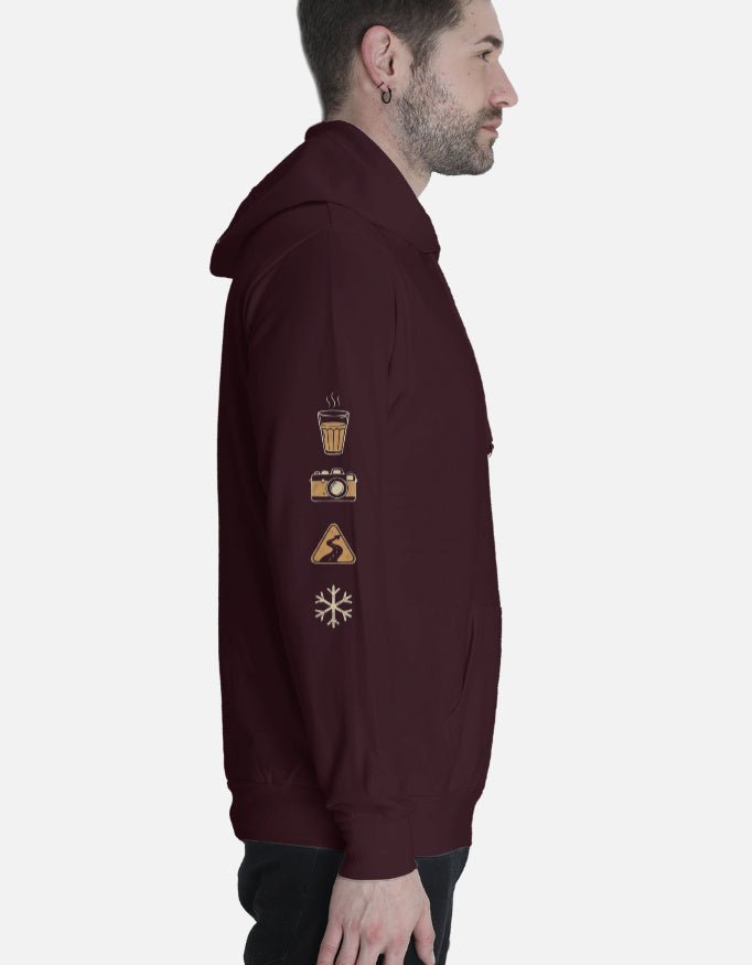 Travel Hoodie | Scene Pahaadon Wala - Travel Apparel - Khojo Store