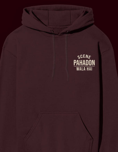 Travel Hoodie | Scene Pahaadon Wala - Travel Apparel - Khojo Store