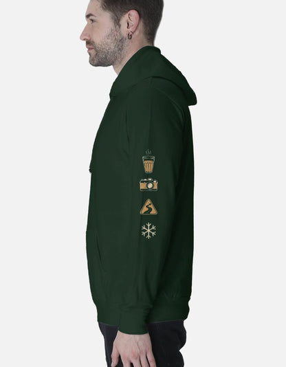 Travel Hoodie | Scene Pahaadon Wala - Travel Apparel - Khojo Store