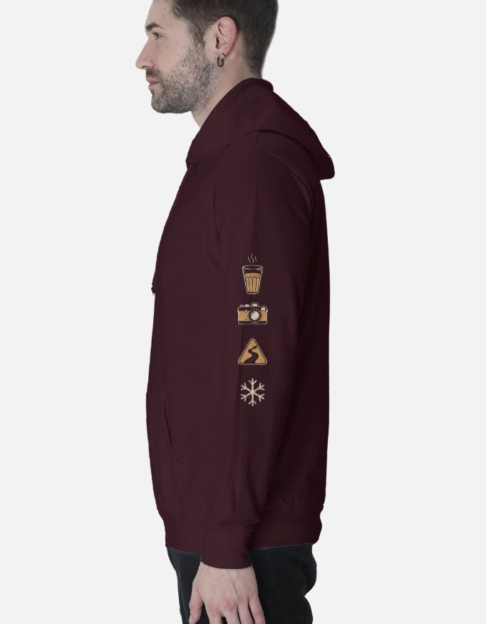 Travel Hoodie | Scene Pahaadon Wala - Travel Apparel - Khojo Store
