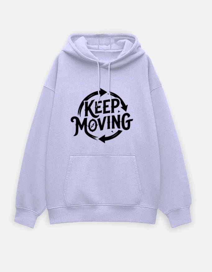 Travel Oversized Hoodie | Keep Moving - Travel Apparel - Khojo Store