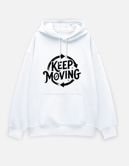 Travel Oversized Hoodie | Keep Moving - Travel Apparel - Khojo Store