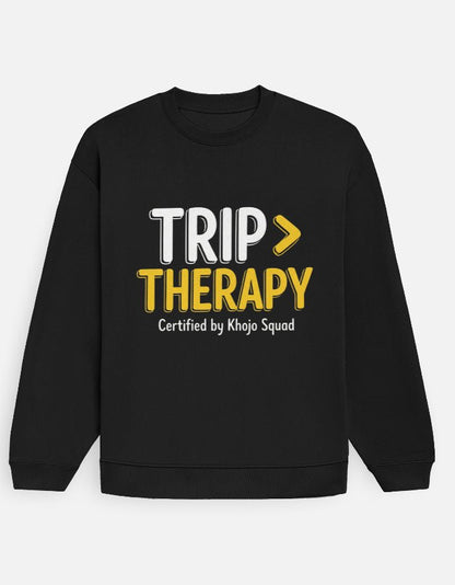 Travel Oversized Sweatshirt | Trip > Therapy - Travel Apparel - Khojo Store
