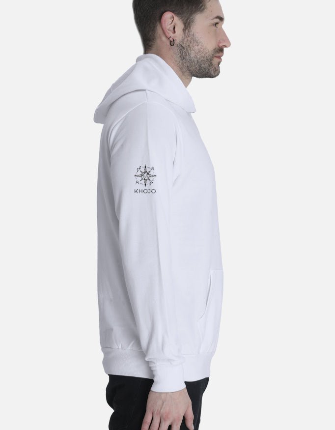 Travel Pullover Hoodie | Vasudhev Kutumbakam - Travel Apparel - Khojo Store
