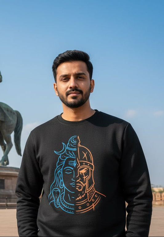 Travel Sweatshirt | Half Spiritual Half Warrior - Travel Apparel - Khojo Store
