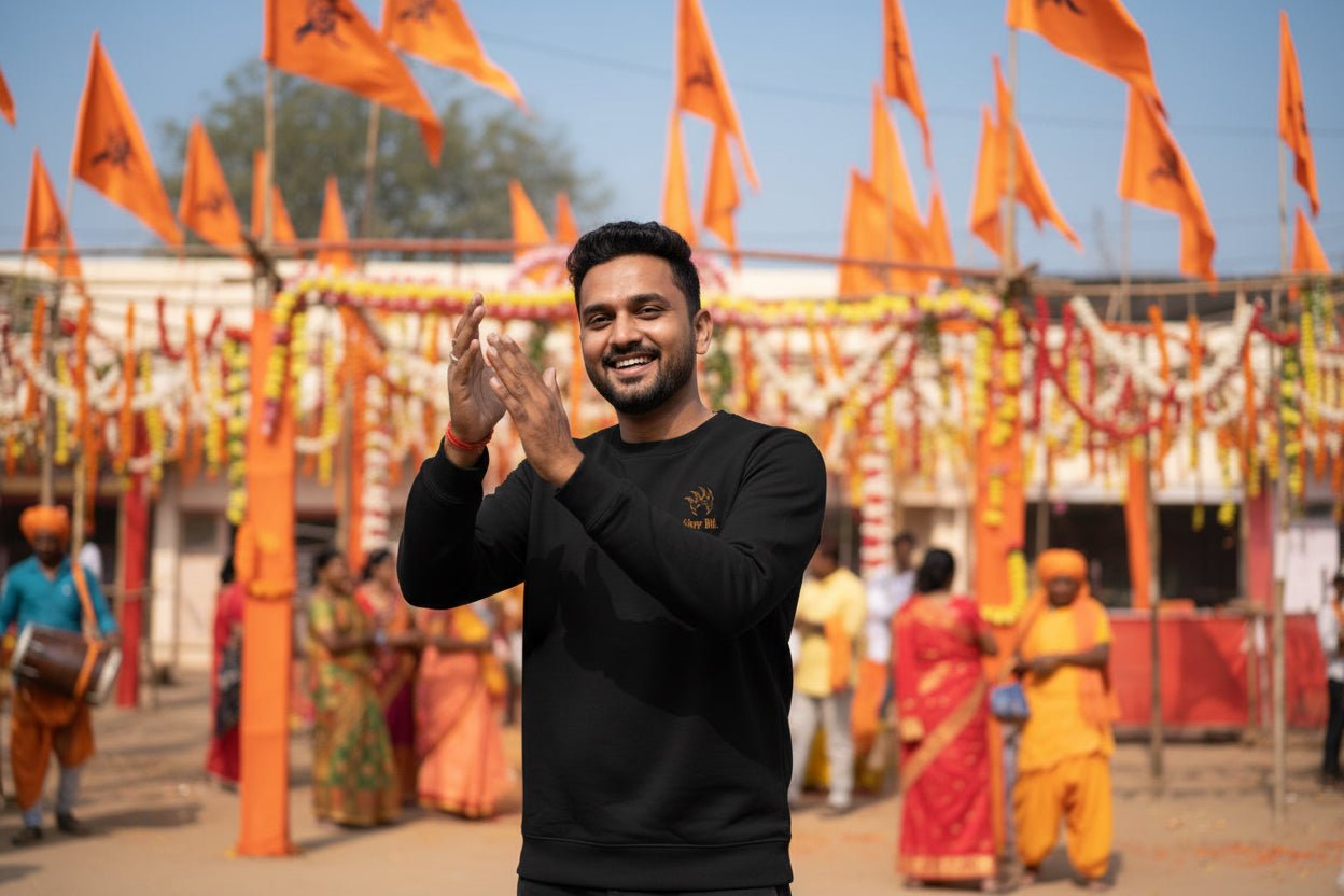 Travel Sweatshirt | Maratha Legacy - Travel Apparel - Khojo Store
