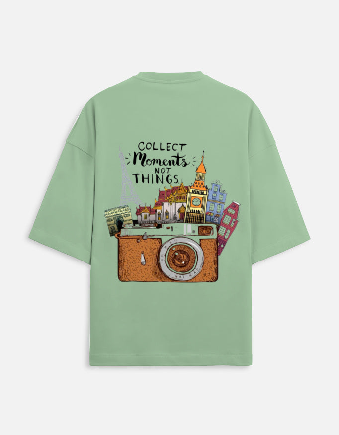 jade unisex terry oversized travel t-shirt with inspirational quote graphic design